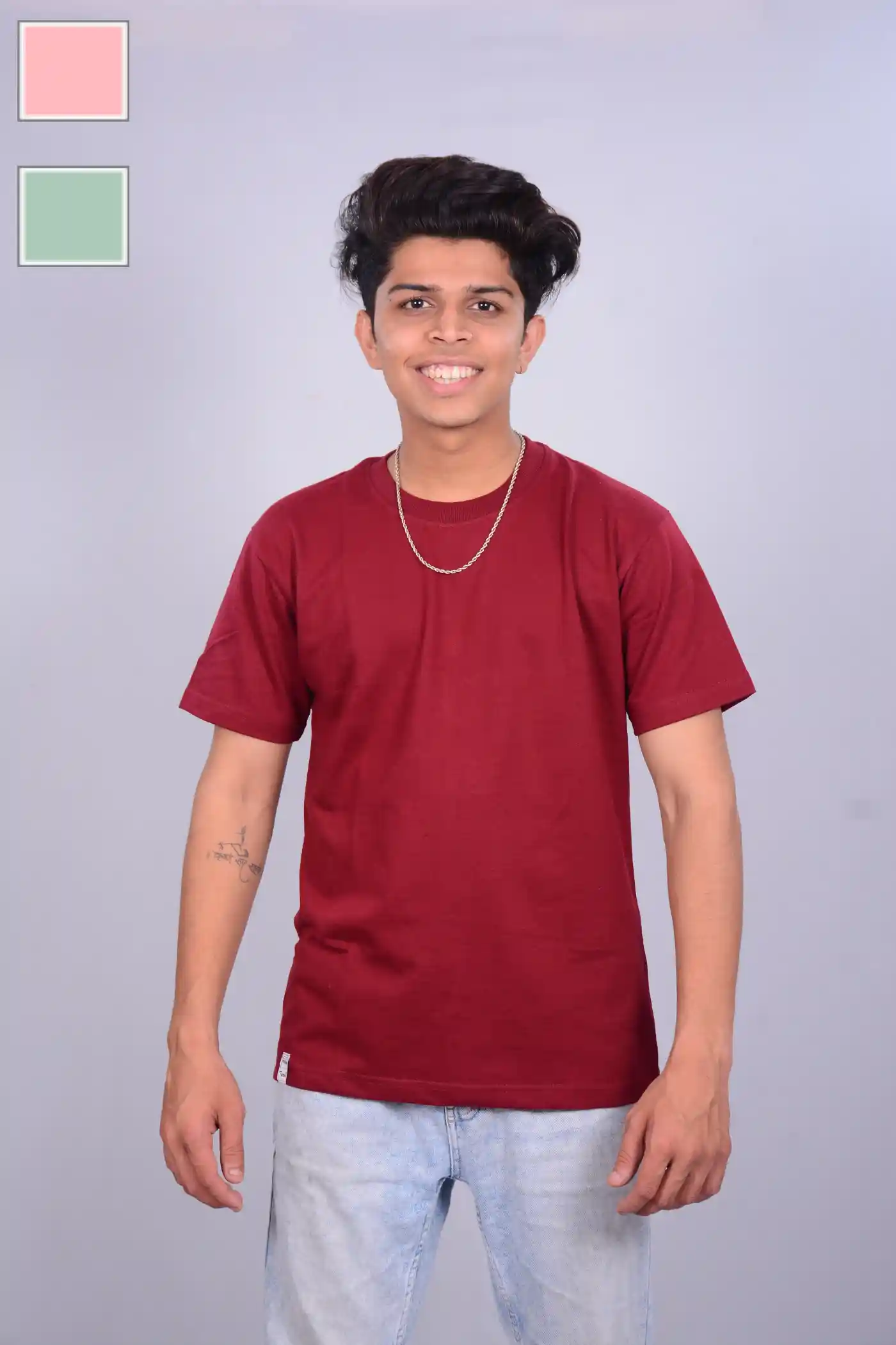 T Cotton Round T-shirt